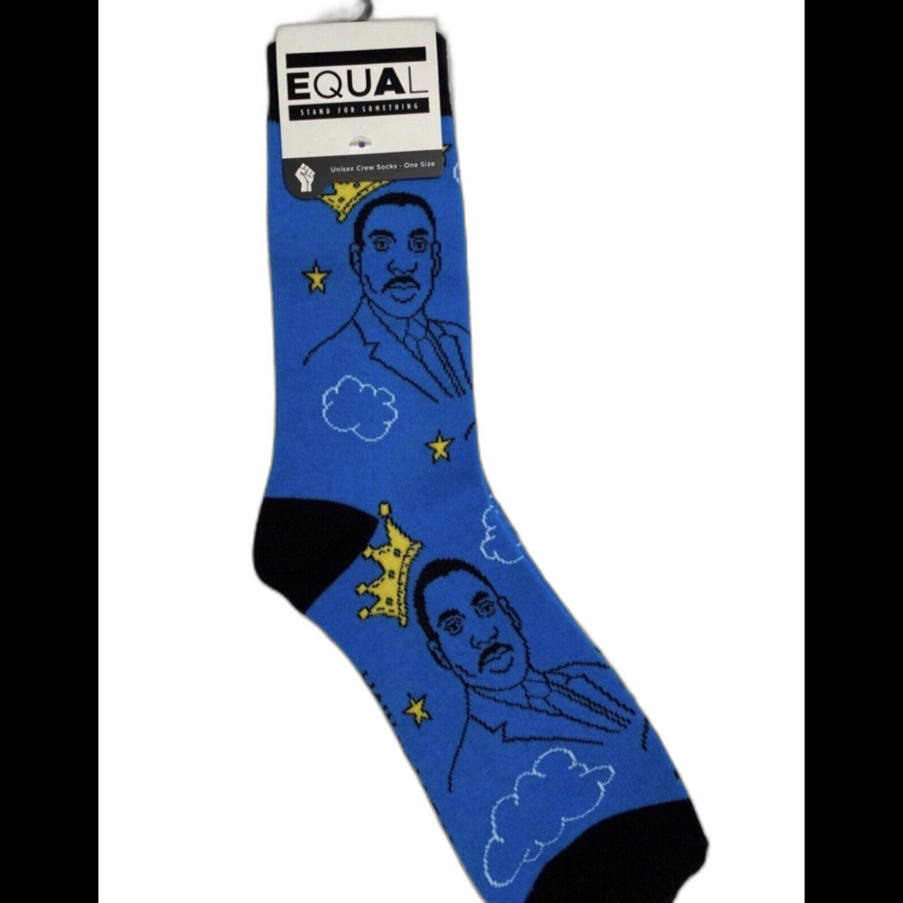 EQUAL Stand For Something Martin Luther King One Pair Unisex Crew Socks One Size